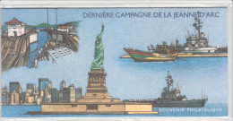 LOT 1596 FRANCE SOUVENIR PHILATELIQUE 2009 DERNIERE CAMPAGNE NAVIRE JEANNE D'ARC - Souvenir Blocks & Sheetlets