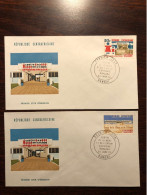 CENTRAFRICANE CENTRAL AFRICA FDC COVER 1974 YEAR CHILDREN HOSPITAL HEALTH MEDICINE STAMPS - Repubblica Centroafricana