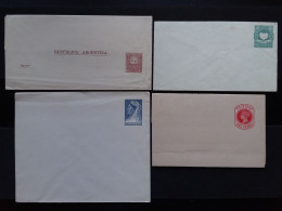 ARGENTINA + ALTRI - 4 Interi Postali Fine '800/inizio '900 - Nuovi + Spese Postali - Entiers Postaux