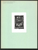 Exlibris Von M. Rehulka Für Frantisek Zazvorka, Pinsel Und Staffelei  - Bookplates