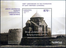 Armenia 2018 "1400th Anniversary Foundation Of Saint Hripsime Cathedral" SS Quality:100% - Armenien