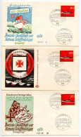 Germany, West 1965 3 FDCs Scott 929 German Sea Rescue Service Centenary - 1961-1970