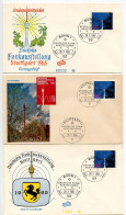 Germany, West 1965 3 FDCs Scott 932 German Radio Exhibition In Stuttgart; Bonn & Stuttgart Postmarks - 1961-1970