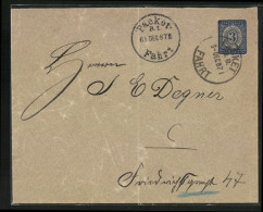 Briefumschlag Berlin, 1887, Private Stadtpost Neue Berl. Omnibus- U. Packetfahrt AG  - Stamps (pictures)