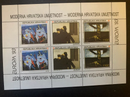 CROATIA  1993 Europa CEPT MNH - Kroatië