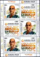 Armenia 2018 "Laureate Of “Aurora” Prize 2017 Tom Catena" Sheet Quality:100% - Arménie