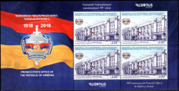 Armenia 2018 "Prosecutor's Office Of The Republic Of Armenia" Sheet  Quality:100% - Arménie
