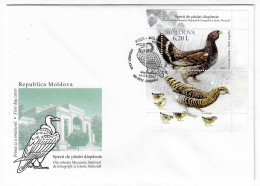 Moldova 2007 MiNr. (Block 37) Moldawien Vögel Birds The Western Capercaillie (Tetrao Urogallus) S/sh FDC  6,00 € - Gallinaceans & Pheasants