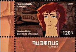 Armenia 2019  Cartoon Movie "Sasna Tsrer" ("The Daredevils Of Sassoun")."David Of Sasun" 1v Quallity:100% - Arménie