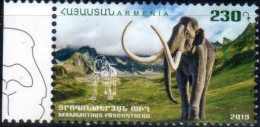 Armenia 2019 "Flora And Fauna Of The Ancient World. Mammuthus Trogontherii" 1v Quality:100% - Arménie