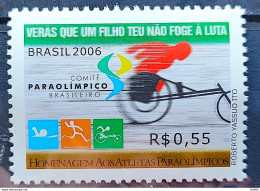 C 2651 Brazil Stamp Paralympic Athletes Bycicle Cycling 2006 - Ungebraucht