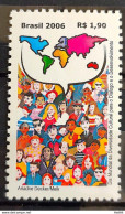 C 2649 Brazil Stamp Cultureal Diversity To Develpopment Dialog Map 2006 - Nuevos