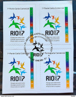 C 2650 Brazil Stamp Pan American Games Rio De Janeiro Sport 2006 Block Of 4 CBC RJ - Neufs