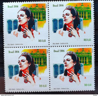 C 2648 Brazil Stamp Bidu Sayao Lyrical Music 2006 Block Of 4 - Neufs