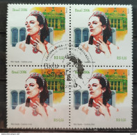 C 2648 Brazil Stamp Bidu Sayao Lyrical Music 2006 Block Of 4 CBC RJ - Neufs