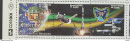 C 2644 Brazil Stamp 100 Years 14 BIS Rocket Maps Santos Dumont Space 2006 Vignette Correios - Neufs