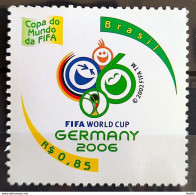 C 2647 Brazil Stamp Germany Football World Cup 2006 - Ungebraucht