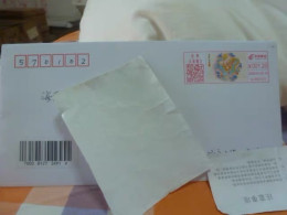 China Posted Cover，year Of Dragon ATM Postmark - Enveloppes