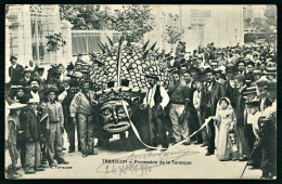 A69  FRANCE CPA TARASCON - PROCESSION DE LA TARASQUE - Collections & Lots