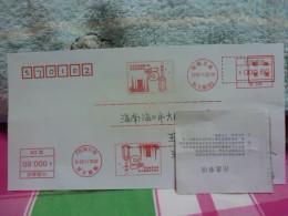 China Posted Cover，Long March 5 Rocket ATM Postmark - Briefe