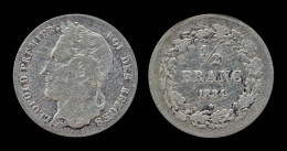 Belgium Leopold I 1/2 Frank 1834 - 1/2 Franc