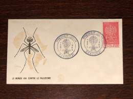 COMOROS COMORES FDC COVER 1962 YEAR MALARIA HEALTH MEDICINE STAMPS - Comores (1975-...)