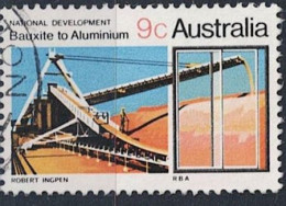 Australien Australia - Bauxit-Förderanlage / Aluminiumfenster (MiNr: 448) 1970 - Gest Used Obl - Usati