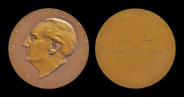 Belgium Medaille Godfroid Raoul- Autoportrait - Andere & Zonder Classificatie