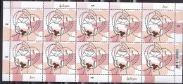 SLOVENIA,SLOWENIEN 2023,LOVE STAMPS,GREETING STAMP,LOVE GIVES BIRTH TO LOVEHEART,SHEET,MNH - Slovénie