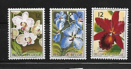 BELGIQUE 1985 FLEURS  YVERT N°2163/2165  NEUF MNH** - Autres & Non Classés