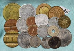 Jetons / Tokens (2) • Lot With Various Tokens Including Some Scarcer Items • Marken / Jeton • [24-451] - Other & Unclassified