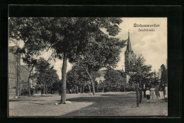 AK Birkenwerder, Dorfstrasse Mit Kirche  - Birkenwerder