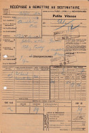 Chemins De Fer PLM - 1 Document Transport Marchandises De St-Florentin-Vergigny (89) à Andelot (52) - 10 Novembre 1938 - Transports