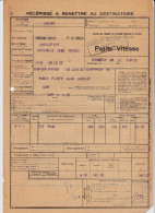 Chemins De Fer PO-Midi - 1 Document Transport Marchandises De Bordeaux-Bastide (33) à Andelot (52) - 28 Décembre 1937 - Transport