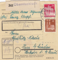 BiZone Paketkarte 1948: Teunz Oberpf. Nach Haar - Covers & Documents