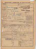 Chemins De Fer PO-Midi - 1 Document Transport Marchandises De Miramont (47) à Andelot (52) - 11 Février 1938 - Transports