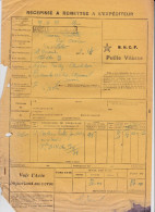 SNCF - 1 Document Transport Marchandises De Andelot (52) à Gentilly (94) - 28 Novembre 1938 - Transport