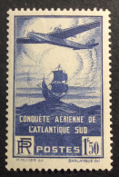 345S-1(1) Traversée Atlantique Sud 320 Neuf * Infime Charnière - Unused Stamps