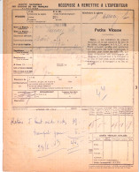 SNCF - 1 Document Transport Marchandises De Brienne-le-Château (10) à Nancy-Ville (54) - 23 Août 1943 - Transports