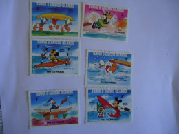 TURKS CAICOS MNH 6 STAMPS   DISNEY MICKEY MOUSE - Disney