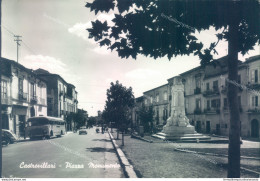 M643 Cartolina Castrovillari Piazza Monumento Provincia Di Cosenza - Cosenza