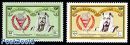 Bahrain 1981 Int. Year Of Disabled People 2v, Mint NH, Health - Disabled Persons - Int. Year Of Disabled People 1981 - Behinderungen