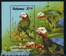 Bahamas 1990 Parrots S/s, Mint NH, Nature - Birds - Parrots - Andere & Zonder Classificatie