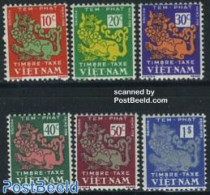 Vietnam, South 1952 Postage Due, Dragons 6v, Mint NH, Art - Fairytales - Fairy Tales, Popular Stories & Legends