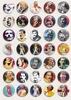 Queen BAND Freddie Mercury Music Fan ART BADGE BUTTON PIN SET 3 (1inch/25mm Diameter) 35 X - Musica