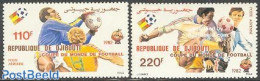 Djibouti 1982 World Cup Football 2v, Mint NH, Sport - Football - Djibouti (1977-...)