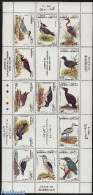Bahrain 1993 Water Birds 13v M/s, Mint NH, Nature - Birds - Kingfishers - Bahrain (1965-...)