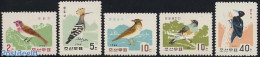 Korea, North 1966 Birds 5v, Mint NH, Nature - Birds - Woodpeckers - Corée Du Nord