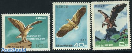 Korea, North 1967 Birds Of Prey 3v, Mint NH, Nature - Birds - Birds Of Prey - Korea, North