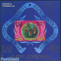 Comoros 1976 25 Years UNO Stamp Issues S/s Imperforated, Mint NH, History - United Nations - Isole Comore (1975-...)